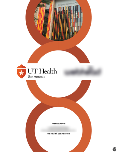 Pic: RFP Response cover: Healthcare, UT Health (San Antonio, TX)