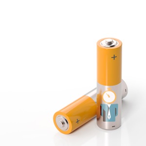 Blog Hero: Batteries with super-imposed Company Man Design "Man"