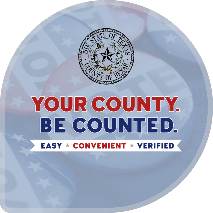 Feature picture: Bexar County's "Your County. Be Counted." campaign