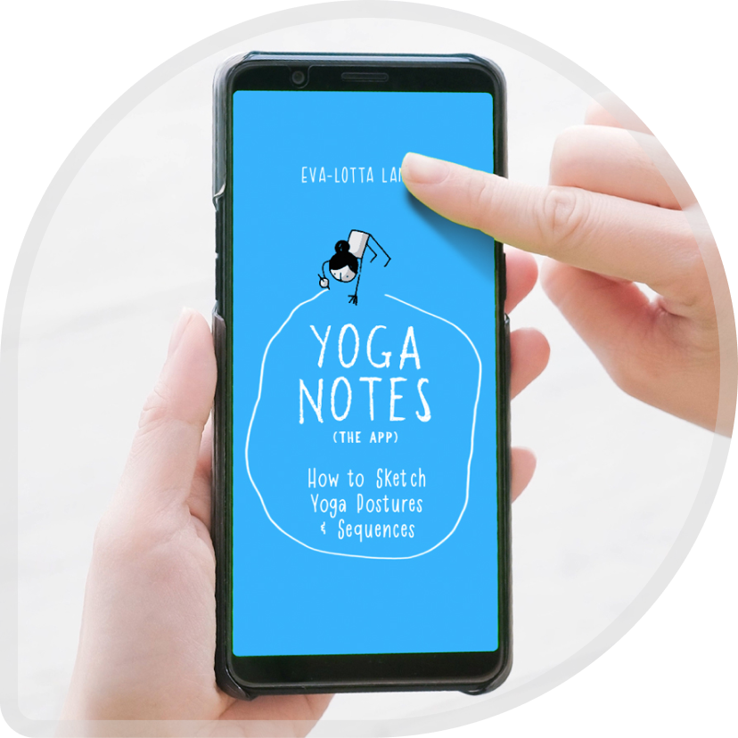 Feature picture: Yoga Notes app based on the popular Yoga title