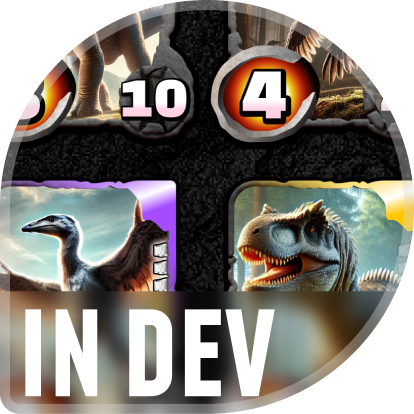 Featured Game UI Design: Dinosaur-themed card battler