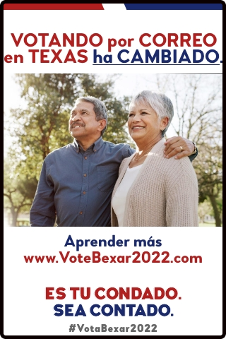 Pic: Bexar "County's Your County. Be Counted." Spanish language mailer